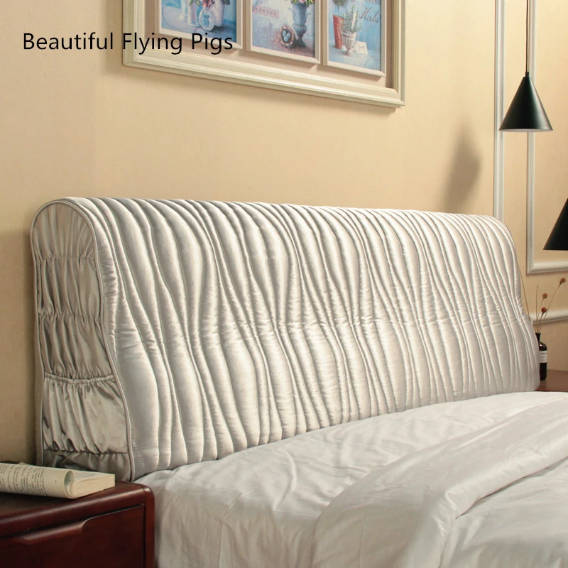 Скандинавском стиле ткань стеганый чехол на спинку кровати пыле бампер для