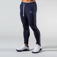 side striped jogging pants men cotton sport sweatpants training trousers gym workout pants athletic slim fit running pants