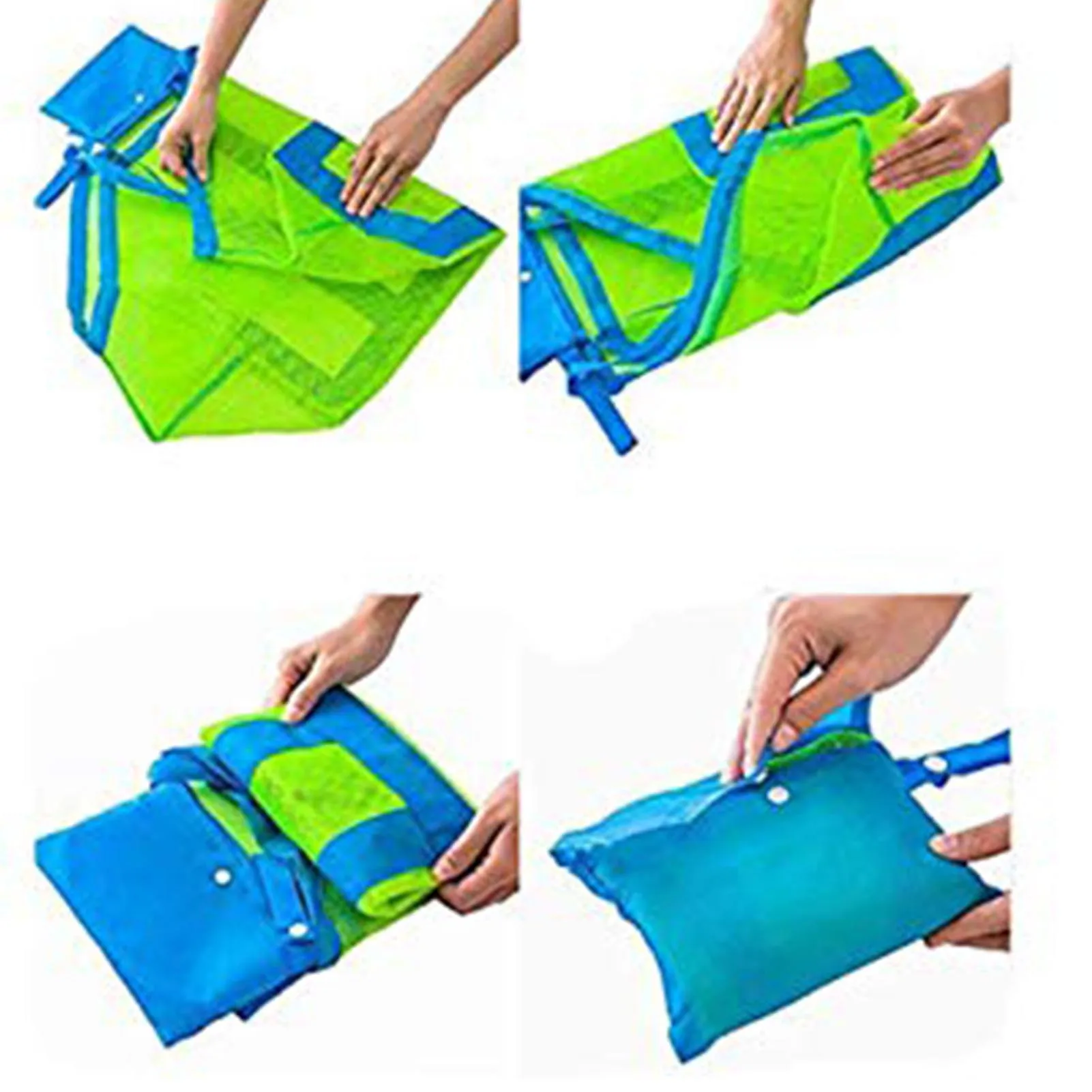 Пляжный Рюкзак 45x30x45 см с защитой от песка большая сетчатая прочная сумка-тоут на