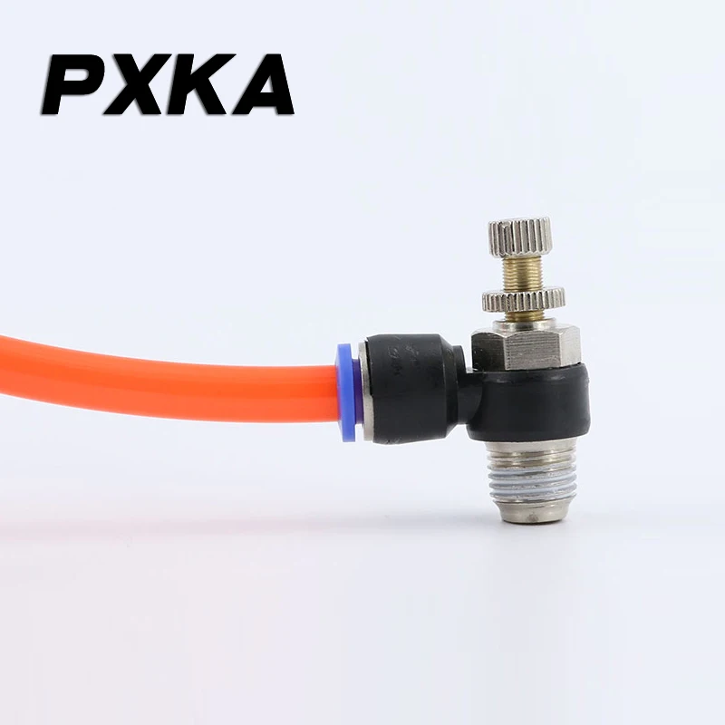 Бесплатная Доставка 2 шт. воздушный цилиндр дроссельного клапана SL4-M5 клапан