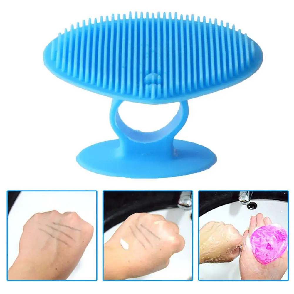 

Силиконовая Подушечка для умывания лица, отшелушивающая щетка для черных точек, Очищающая щетка для лица, средство для мытья лица, массаж ли...