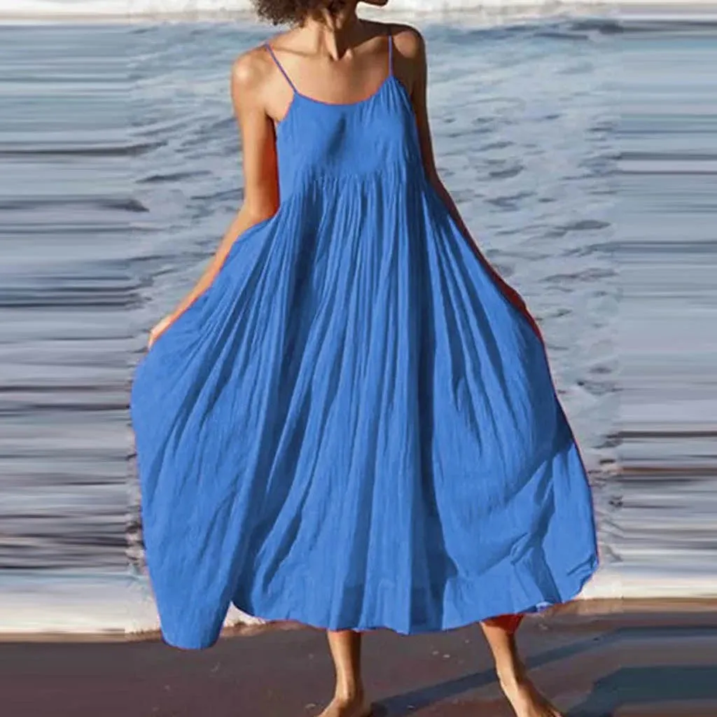 @ Размера плюс летнее платье для девочек на бретелях без рукавов вечерние платья