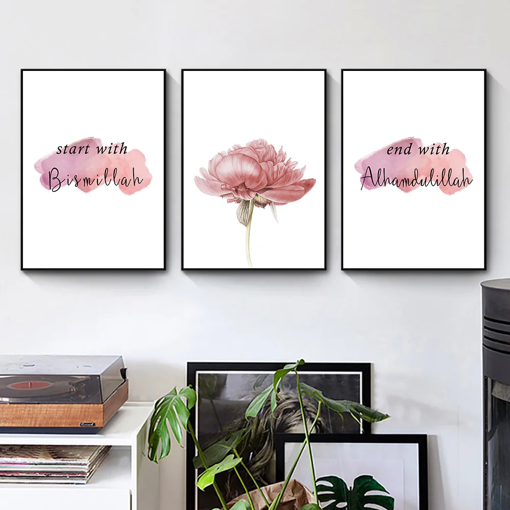 Настенные плакаты и принты в скандинавском стиле Современная Картина на холсте с