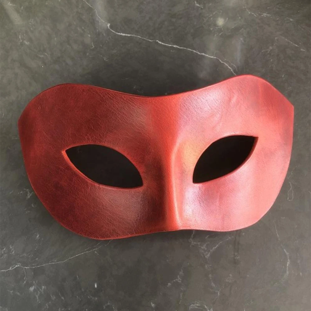 GAMPORL мужские черные красные кожаные эротические венецианские маскарадные маски
