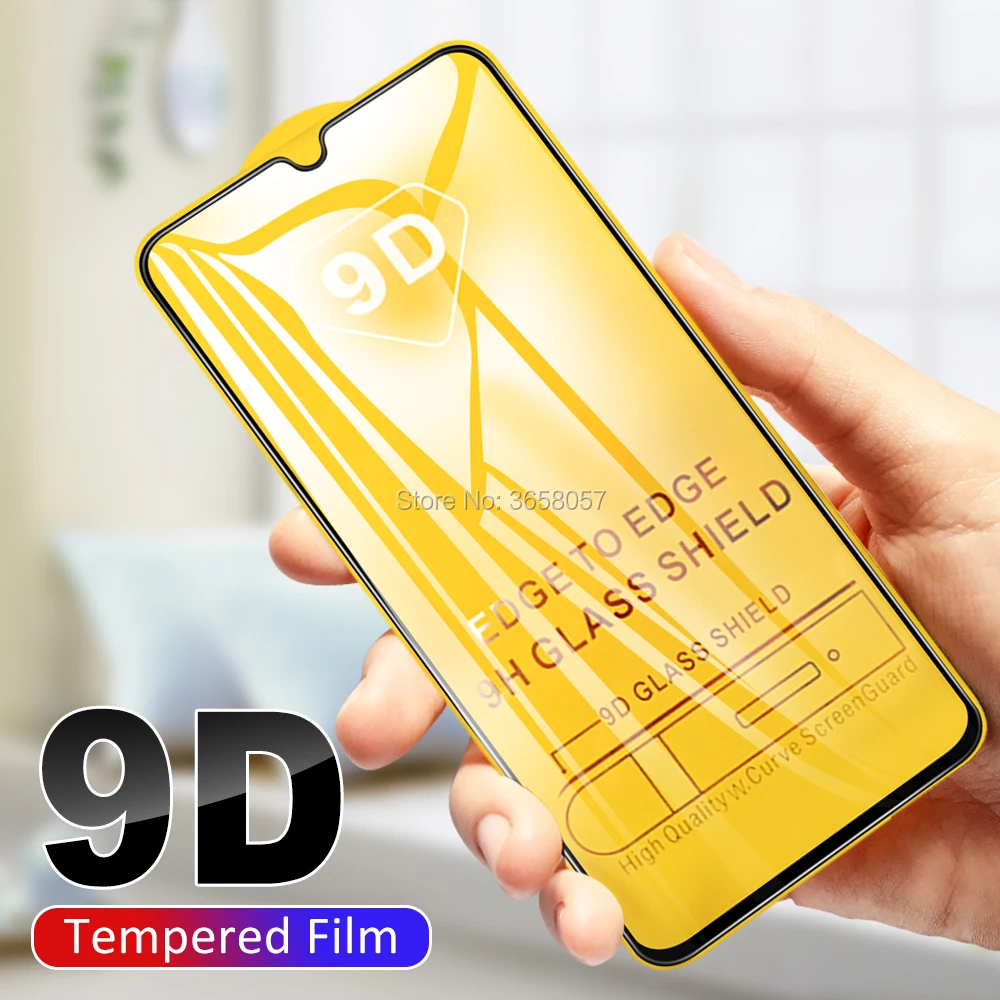 100PcsLot 9D Full Curved Tempered Glass For Samsung Galaxy A10S A20S A30S A40S A50S A70S A51 A71 A91 M30S Screen Protector