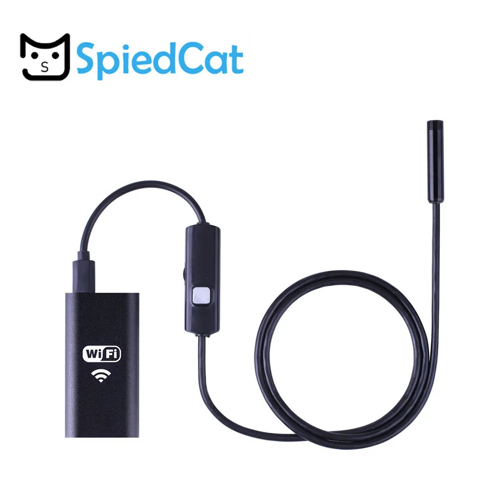 HD Wi Fi эндоскоп камера 8 мм объектив 1 м/2 м/3 5 м/5 м гибкая трубка USB инспекционный