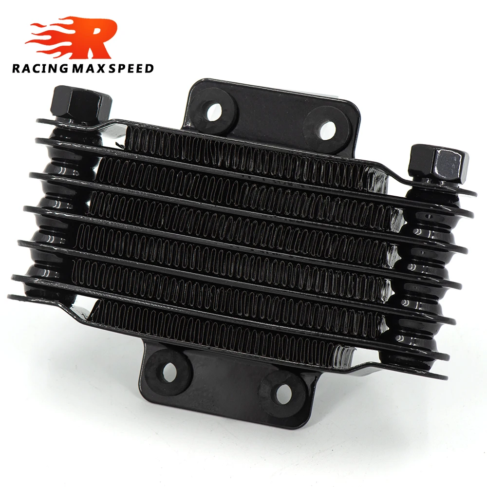 

Universal Black 6 Rows Aluminum Alloy High Quality Motorcycle Oil Cooler 190MM Fashion and Practical Car Accessories