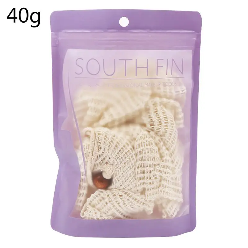 

Creative Ramie Bath Shower Mesh with Sling Pouf Exfoliate Body Scrubber Ball Puff Soft Cleansing Tool Accessories