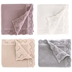 Одеяло детское вязаное, очень мягкое, для новорожденных, на весну