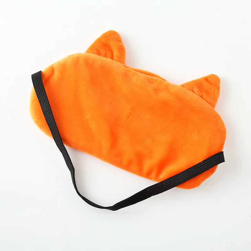 Маска для сна хлопковая 3D маска глаз с животными милая путешествий отдыха