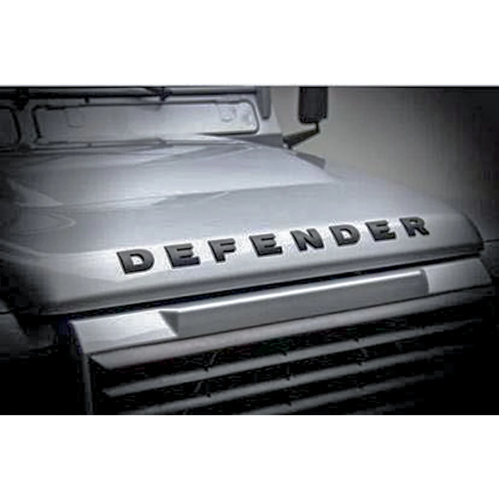 Для DEFENDER Offroad DIY буквы эмблема глянцевый черный значок из углеродного волокна
