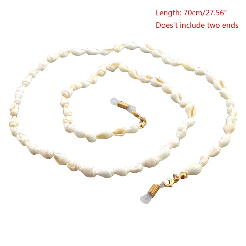 

Reading Glasses Chain Shell Sunglasses Holder Neck Strap Rope Ornaments Necklace