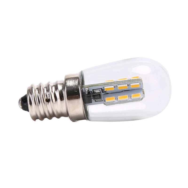 

LED Light Bulb E12 220V E12 LED High Bright Glass Shade Lamp Pure Warm White Lighting For Sewing Machine Refrigerator
