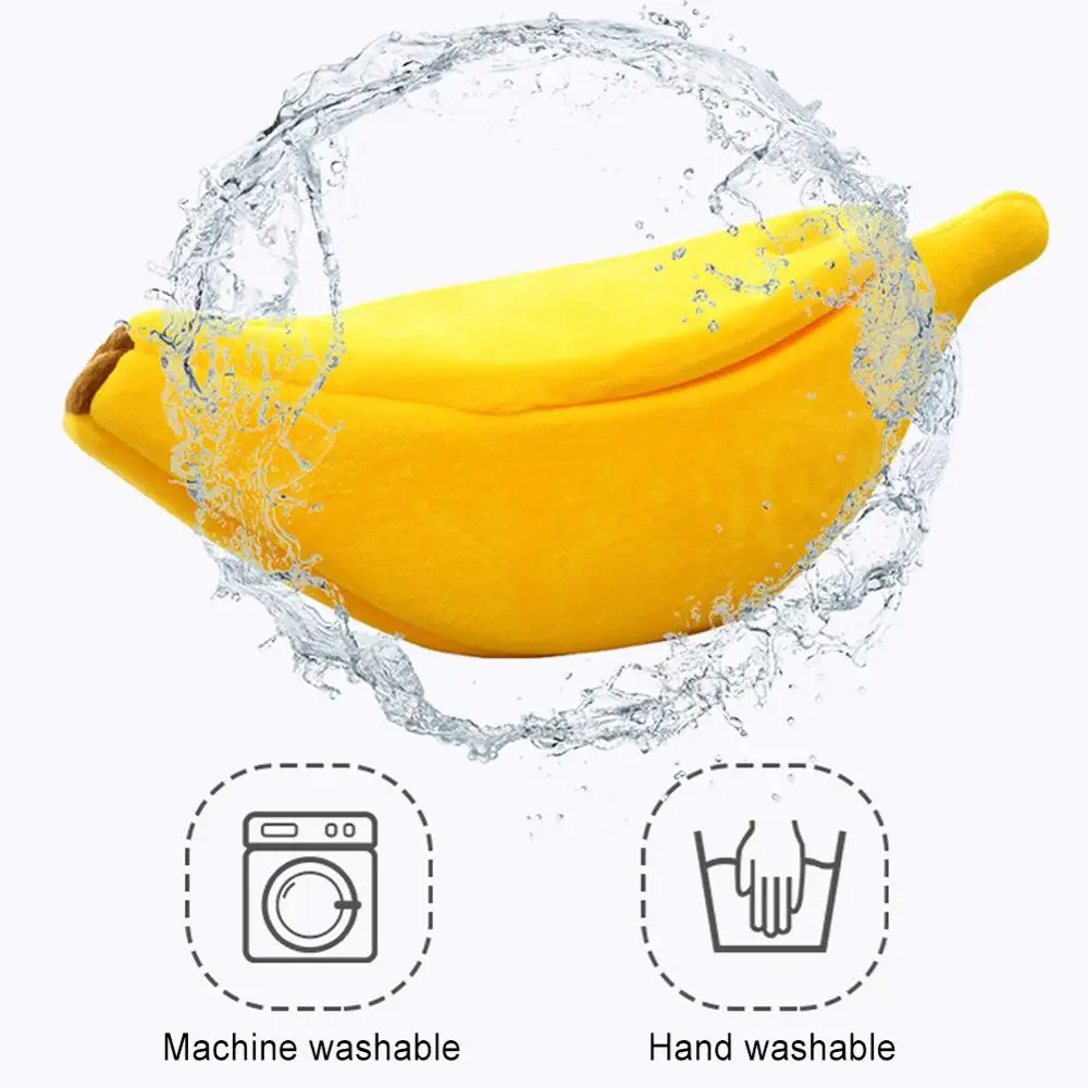 Банан Форма Собака Кошка Кровать Дом Коврик прочный питомник Собачка Щенок