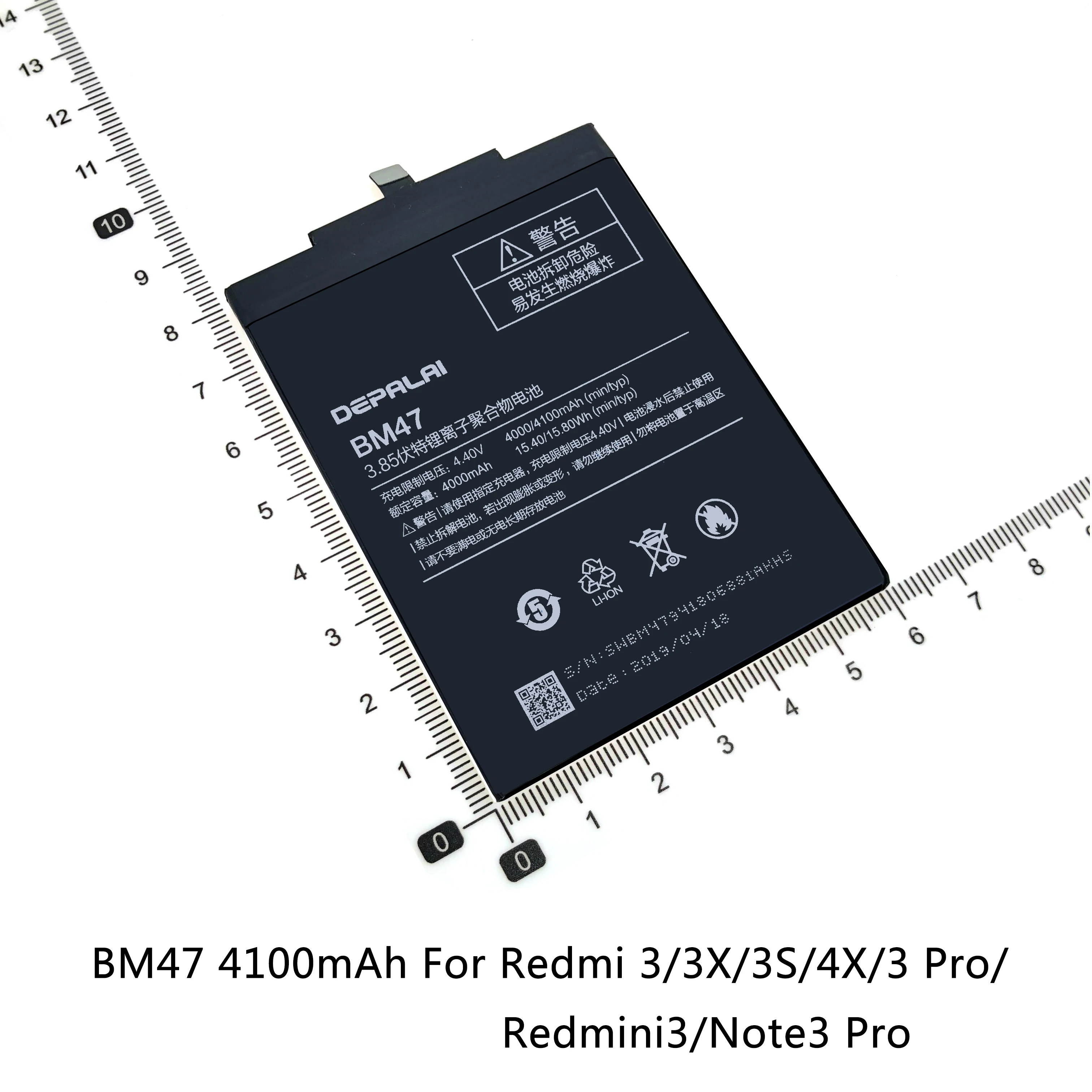Высококачественная батарея BM46 BM47 BN37 BN3A BN4A для Redmi Note 3 Pro 3X 3S 4X 3Pro mini3 6 6A GO Note7 Note7Pro +