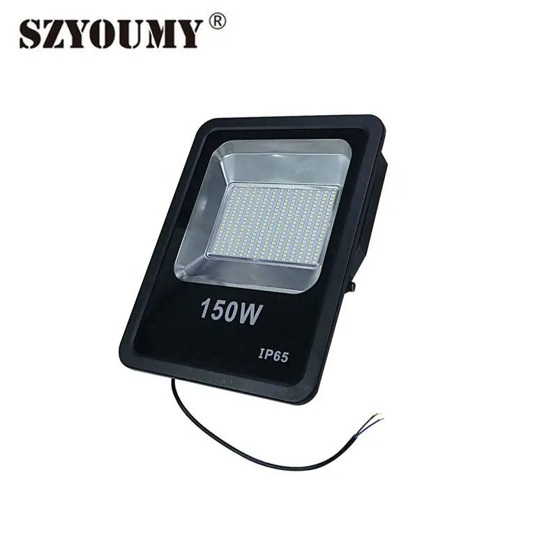 

SZYOUMY 5730 SMD Led flood light Ultra slim 100w 150w Outdoor waterproof Reflector spotlight AC 85-265V