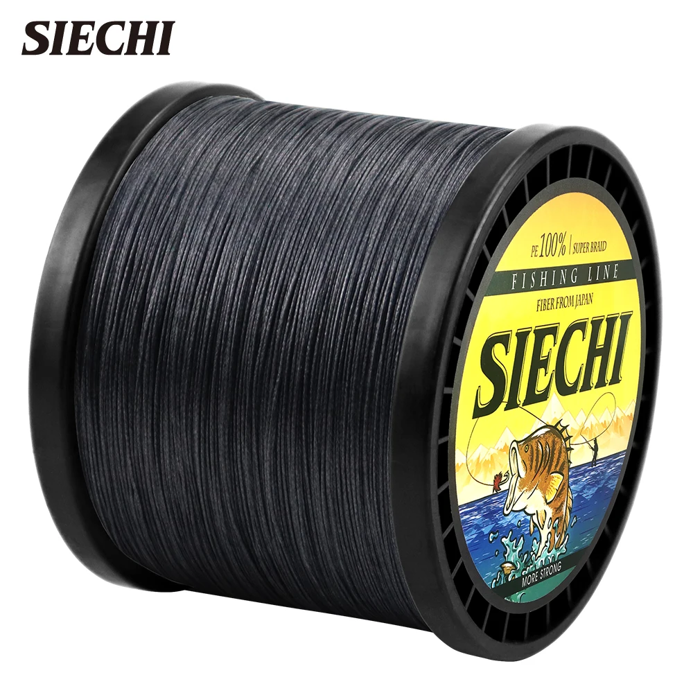 

SIECHI Braided Fishing Line 4 Strands 20-83LB Multifilament PE Fishing Line 300M 500M 1000M Carp Fishing Saltwater Freshwater