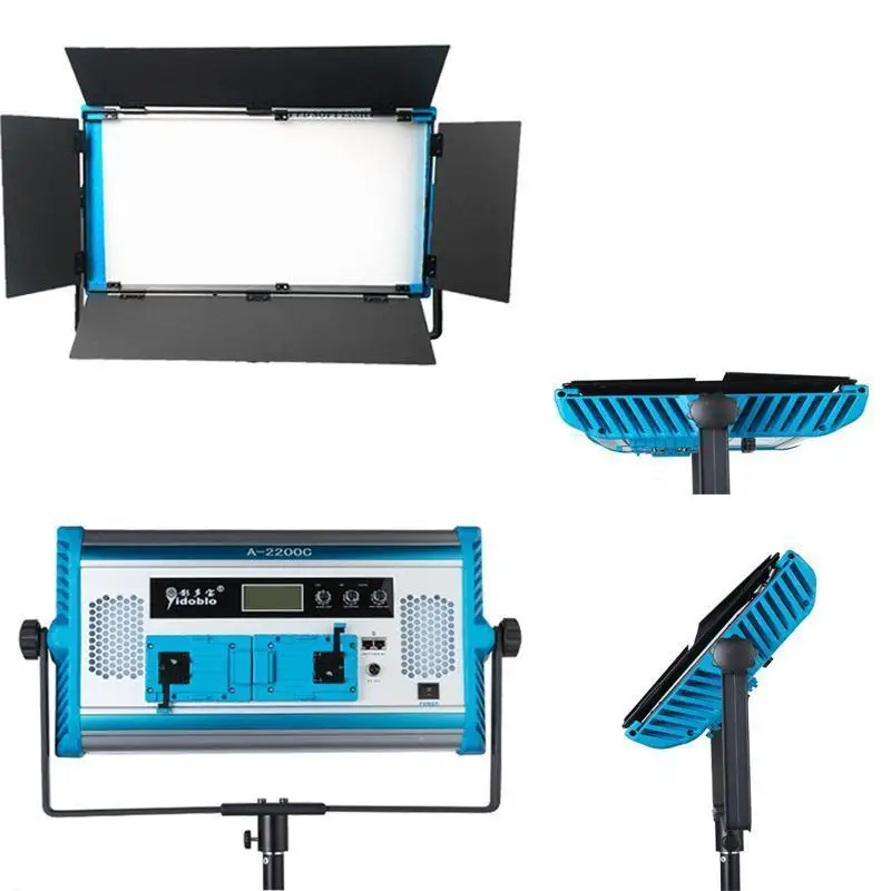 

Pro APP Control RGB LED Lamp Photography Continuous Lighting DMX Compatible Photo Studio Video Film Light + tripod + handbag