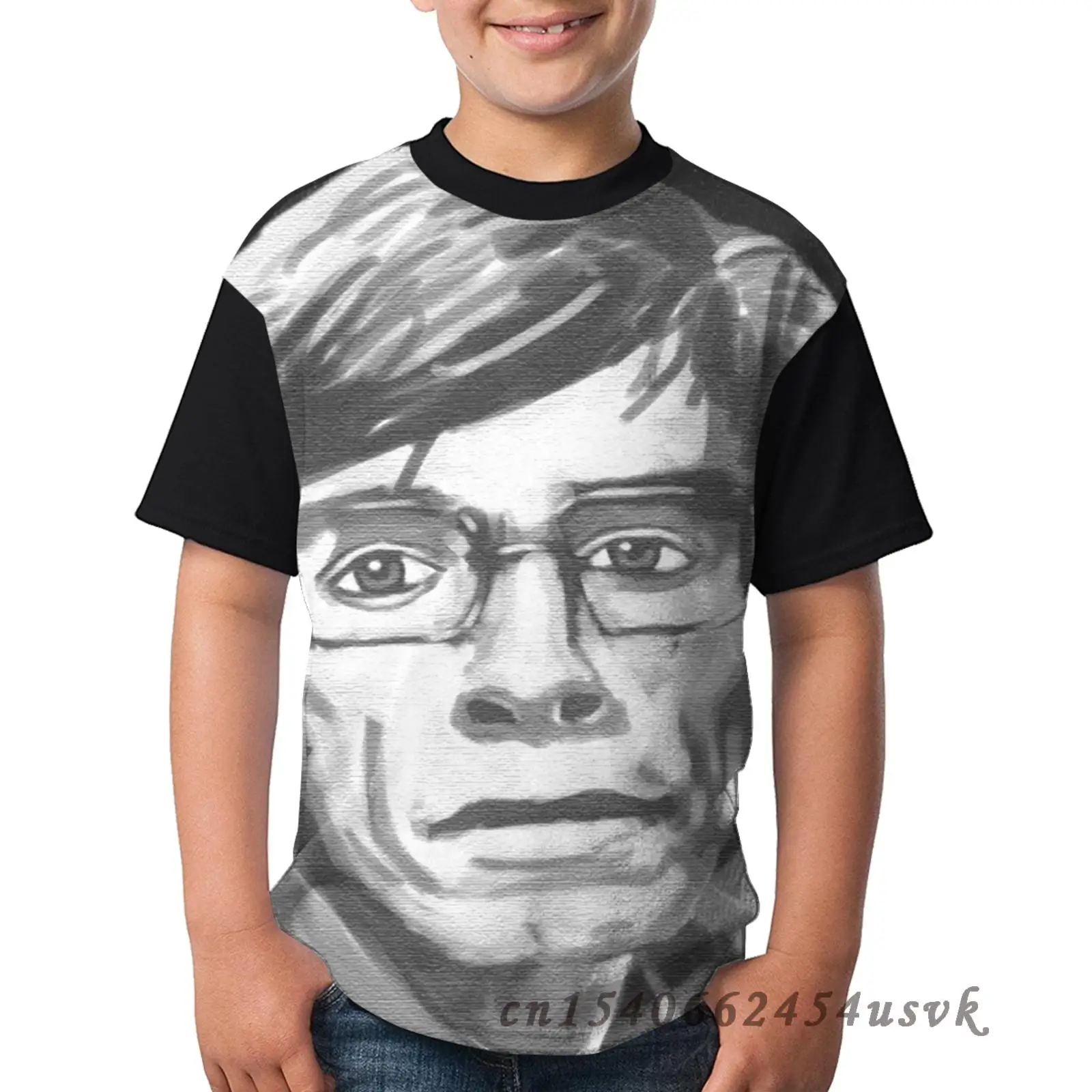 Funny Family Matching Clothes Stephen Hawking Men Tshirt All Over Print Women T-Shirt Child Short Sleeve Tops Tee | Мужская одежда