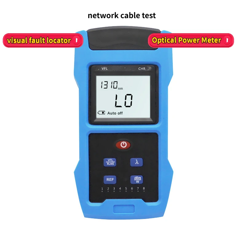 

TL563N 3in1 Li-Lion Battery Optical Power Meter Visual Fault Locator Network Cable Test Optical Fiber Tester VFL Free Shipping