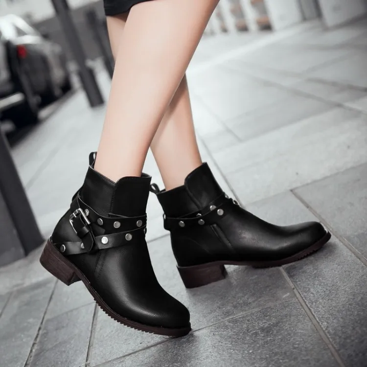 Ботинки большого размера женская обувь ботильоны для женщин женские ботинки