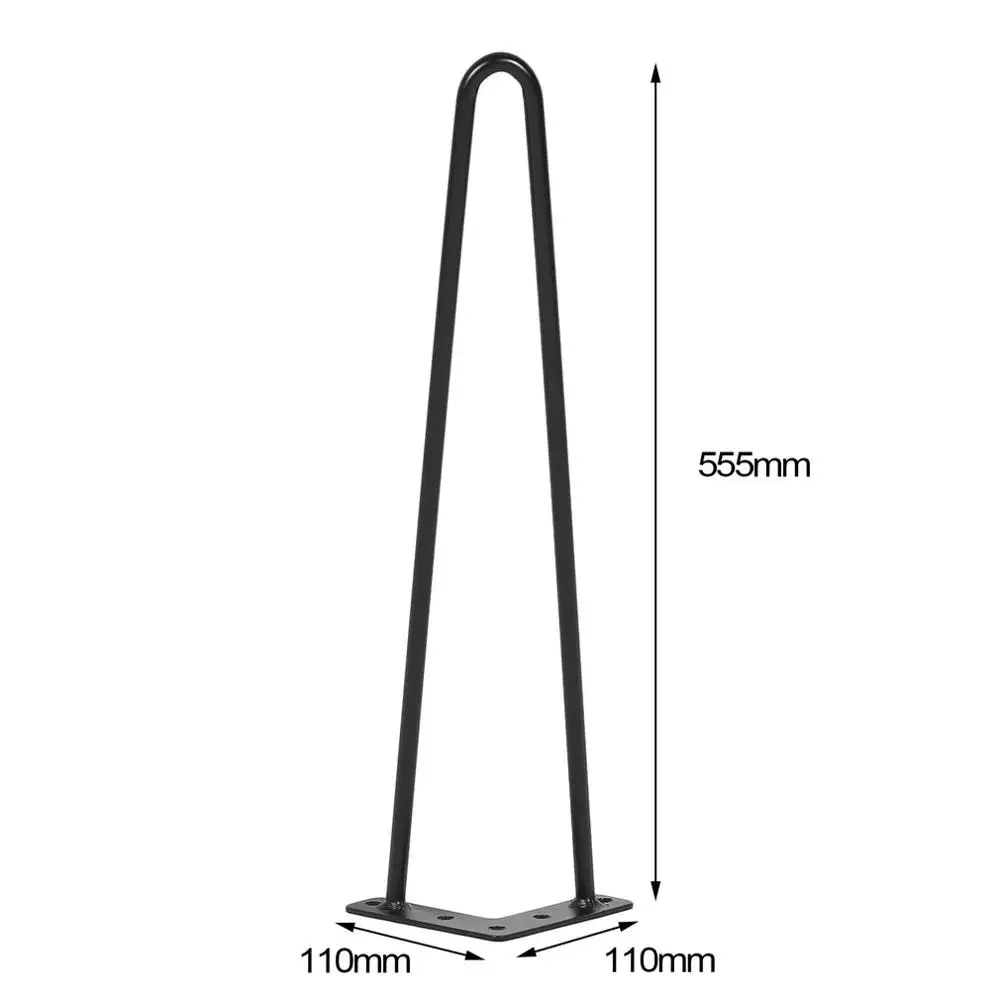 

4Pcs Iron Metal Table Desk Legs Home Accessories for DIY Handcrafts Furniture 18/22/28 inch Table and Sofa Furniture Table Leg