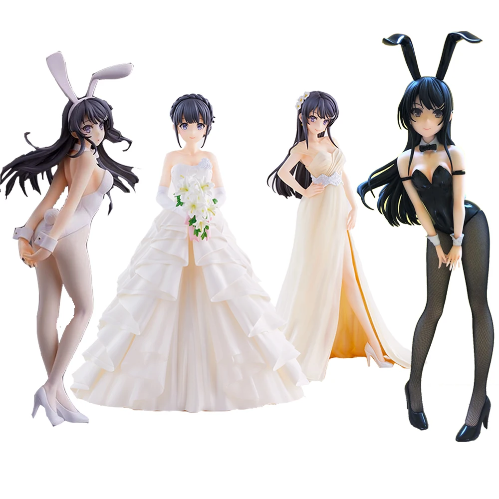 

Soft body Rascal Does Not Dream of Bunny Girl Senpai Sakurajima Mai Sexy Anime PVC Action Figure toy Model Doll Gifts Puppets
