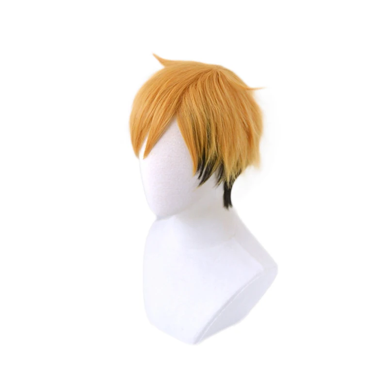 Inarizaki High No.7 Atsumu Miya Yellow No.11 Osamu Blown Cosplay Wigs Short Haikyuu To the Top Carnival Party Wig Men Women |