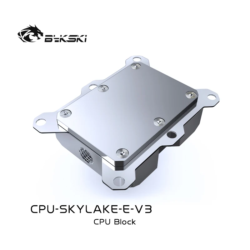 

Bykski CPU Block Support LGA3647/SKYLAKE, Black POM / All Metal Optional CPU-SKYLAKE-E-V3