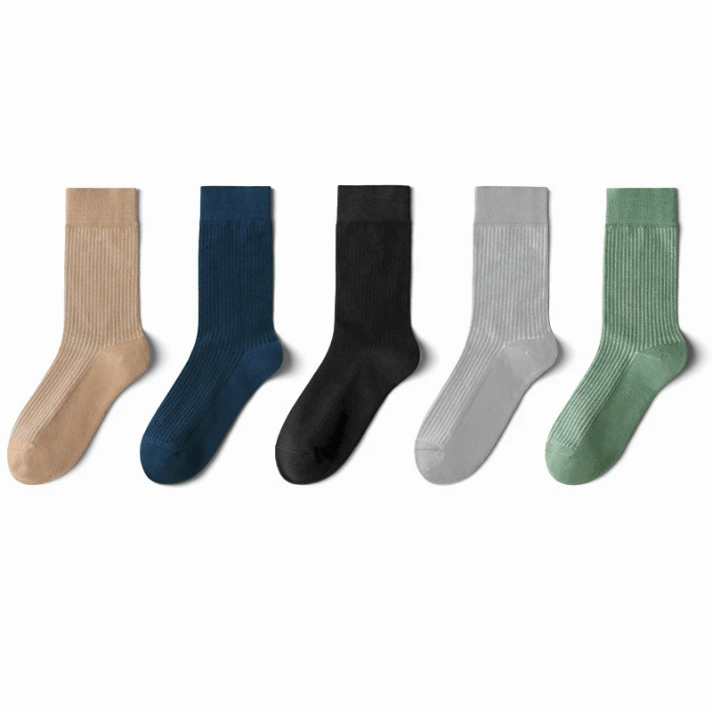 

Fashion Cotton Thick Men's Socks Bottom Terry Long Socks Man Antibacterial Socks Male Business Casual Calcetines