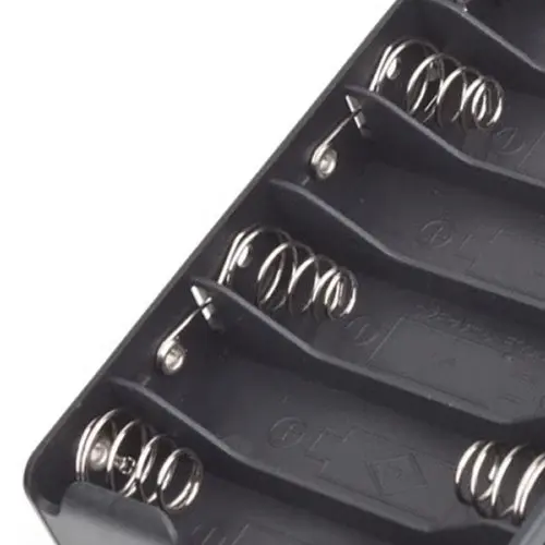 Новый 6x1 5 V AA 2A батарея держатель батареи Коробка для хранения 9V чехол с свинцовым