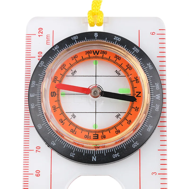 

Portable professional outdoor ruler map scale compass night directional compass field compass outdoor compass