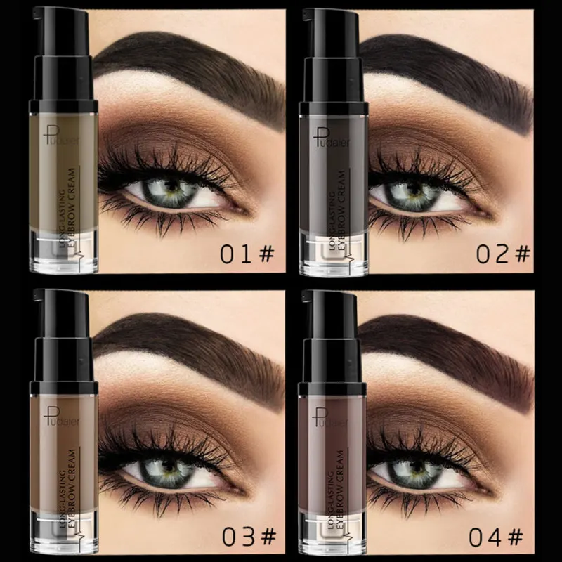 6 цветов водонепроницаемый гель для бровей Длительное Действие макияж оттенок