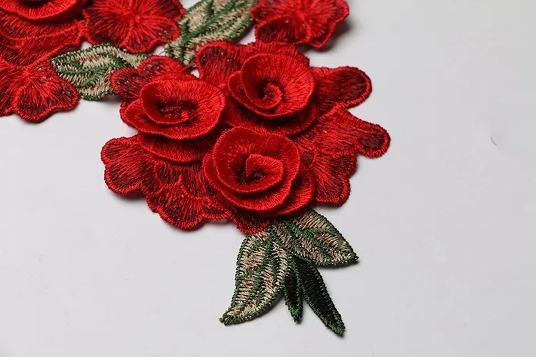 fashion 1pcs Flowers Iron On embroidery Patche Fleur De Lis Applique Clothes Washable Application | Аксессуары для одежды