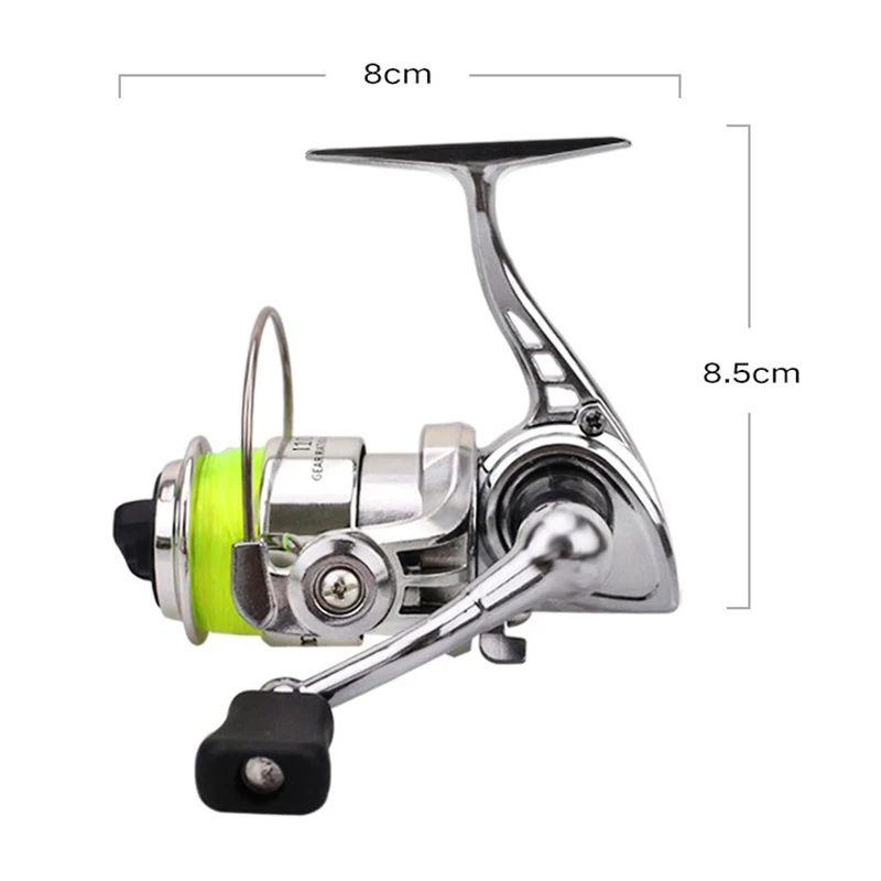 

1* Reel Mini 100 Spinning Disc Fishing Tackle Small Spinning Disc 4.3:1 Metal Spinning Wheel Fishing Line Fishing Fishing Boats