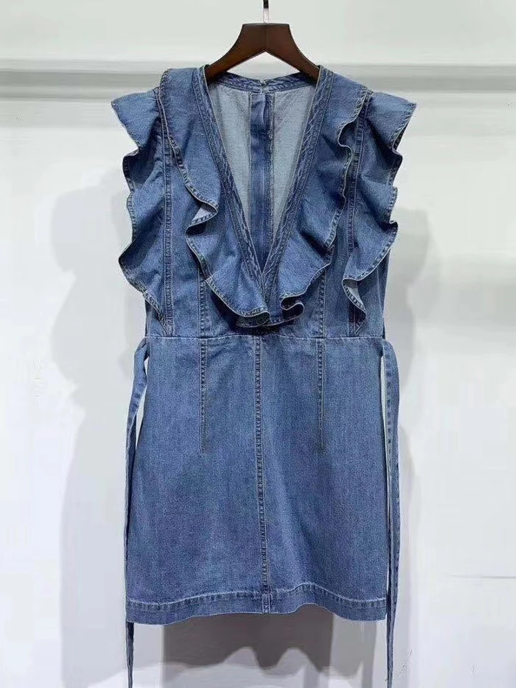 Женский летний ремень с V образным вырезом украшенный листьями лотоса|Женские