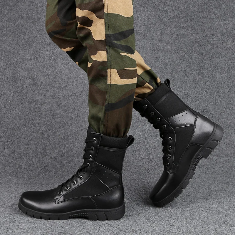 JUNJARM/армейские ботинки мужские военные тактические в стиле пустыни зимние
