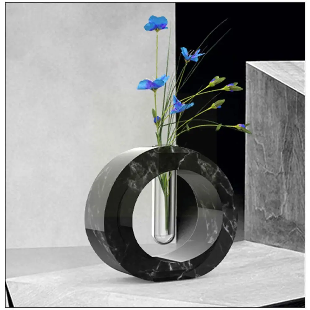 

Test Tube Flower Pot Clay Silicone Mold DIY Handmade Epoxy Plant Molds Home Cement Incubator Mould Crafts Decor Resin T0U5