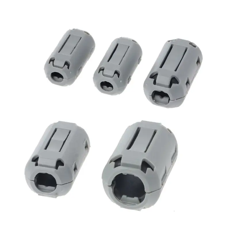 

Clip-on Ferrite Choke Ring Cord RFI EMI Noise Suppressor Filter Cable Clip