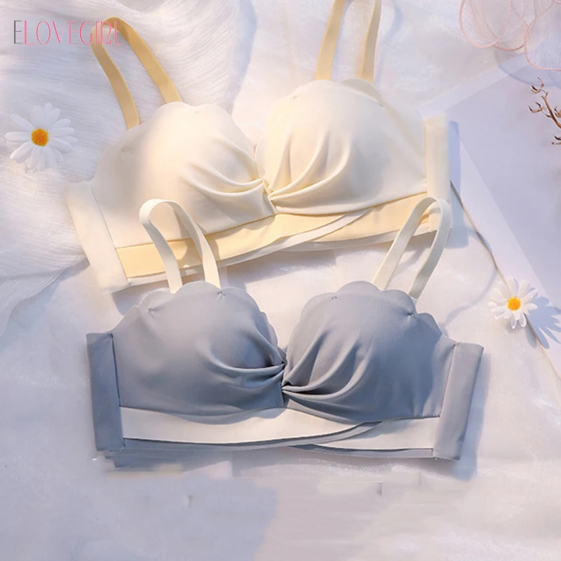 Бесшовные бюстгальтеры для женщин пуш-ап без косточек бюстгальтер с чашкой A B