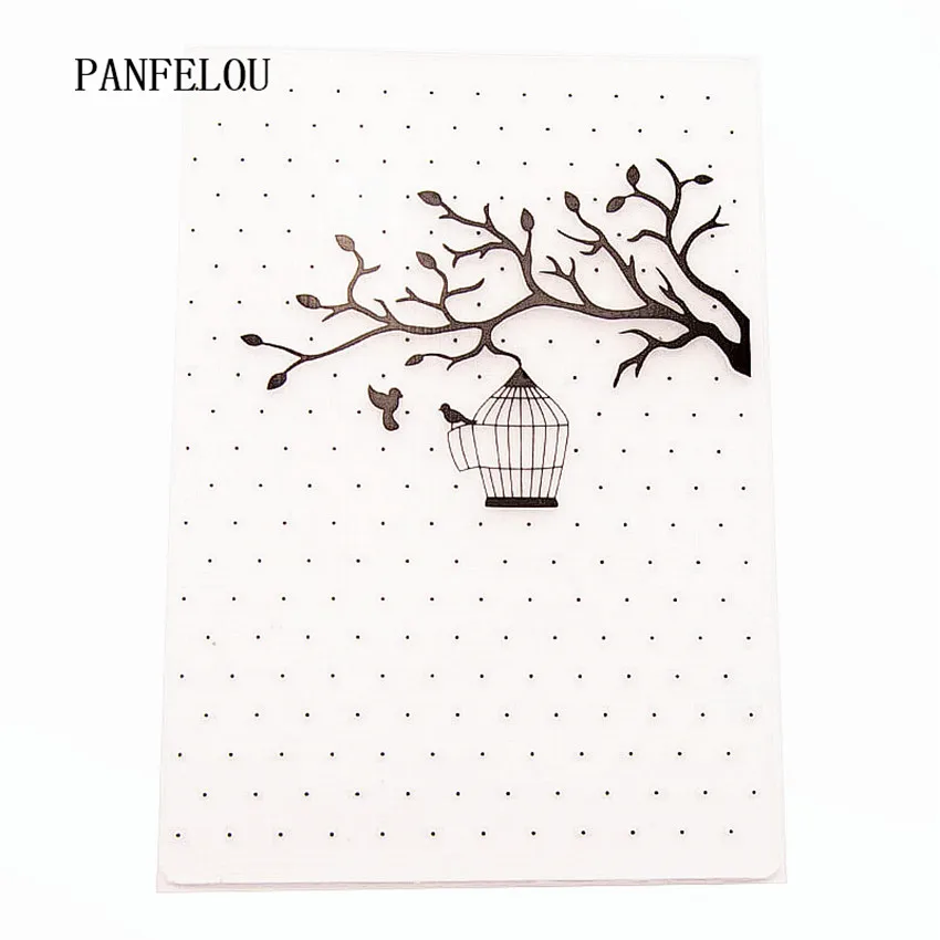PANFELOU 10 5x14 8 ветви клетка фотоальбом для скрапбукинга DIY шаблон помадка торт