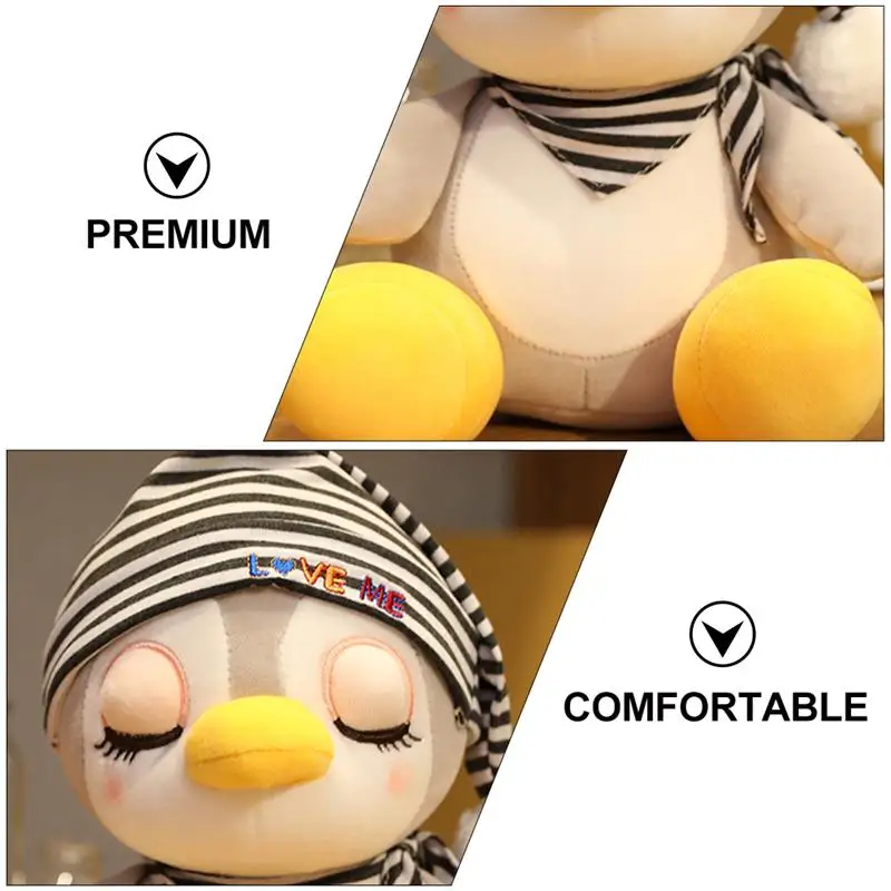 

1pc Adorable Penguin Doll Toy Plush Doll Stuffed Cotton Doll Toy for Kids