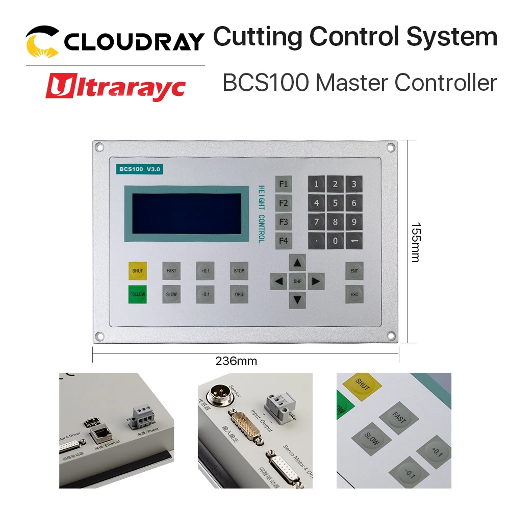 Ультракомпактная система резки волокна Bochu FSCUT2000C Cypcut BCS100 BMC1604 FSCUT2000 для лазерного