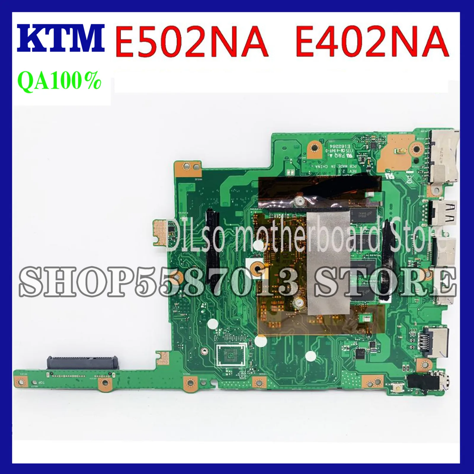 

KEFU E402NA E502NA Motherboard For ASUS E402N E502N Laptop Motherboard N4200 CPU 4G RAM Original Integrated Test Motherboard