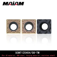 scmt square insert scmt120404 scmt120408 tm pattern ssdcn turning tool bar for stainless steel a3 material forging material