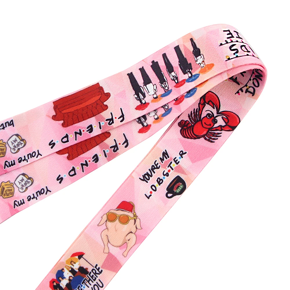 

YL361 Friend TV Series Key lanyard Car Keychain Personalise Office ID Card Pass Gym Mobile Phone Key Ring Badge Holder Jewelry