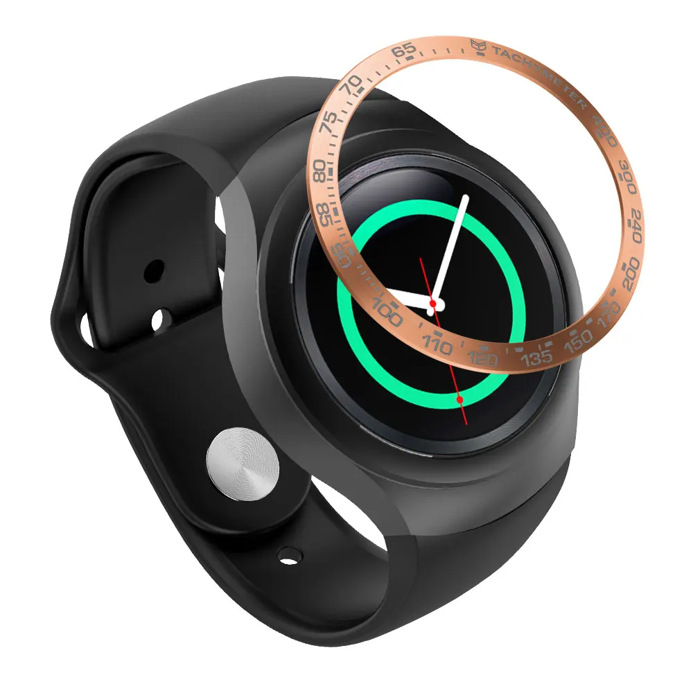 Color B4 Кольцо для samsung Galaxy Watch 42 мм Ringke циферблат Рамка Стиль рамка чехол Защита для samsung gear S2 SM-R720 R720 чехол s - Цвет: Color B4