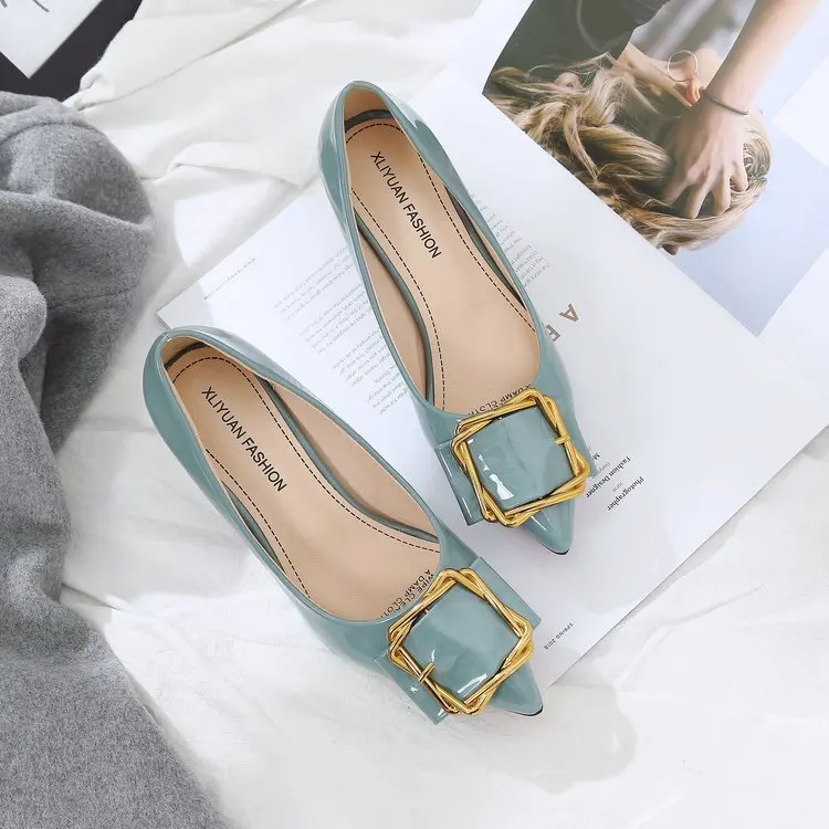 

Fine Heeled Shoes Pointed Pumps 2021 Slip On Lace-Up Work Dress Professional Stiletto Beige Toe Latest Casual Branded Straps Sli