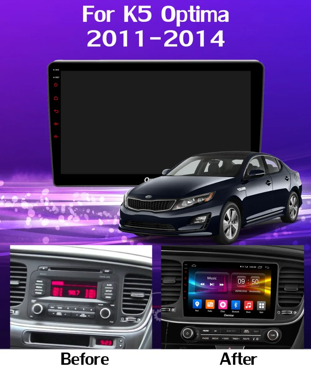 360°4×камера 4G LTE Android 9,0 4G+ 64G 8Core SPDIF DSP CarPlay автомобильный мультимедийный плеер gps радио для Kia K5 Optima 2011