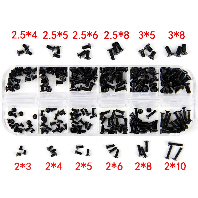 

240pcs/set Lenovo ASUS Sony Dell HP Notebook Universal Screw Digital Small Screw